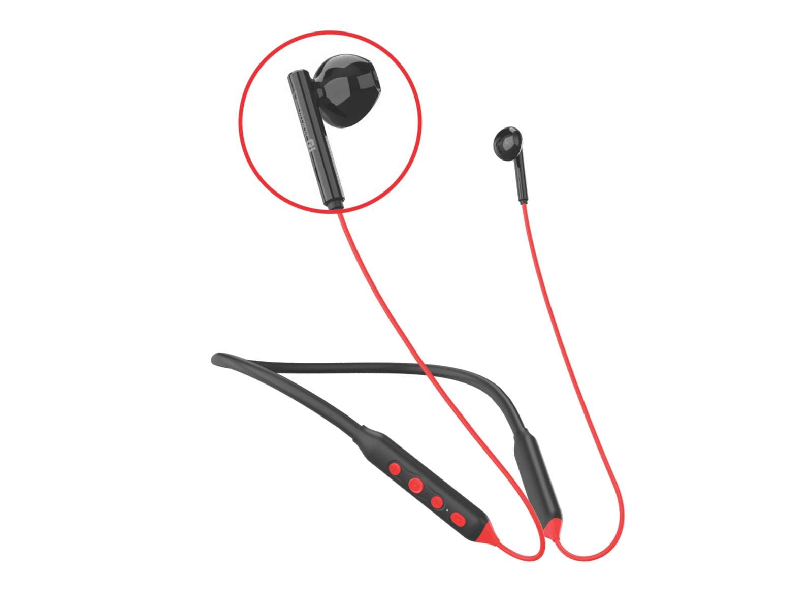 Portronics Harmonics Z5, 33 Hour Playtime, Inline Control, Water Resistant, 14.2mm Dynamic Driver