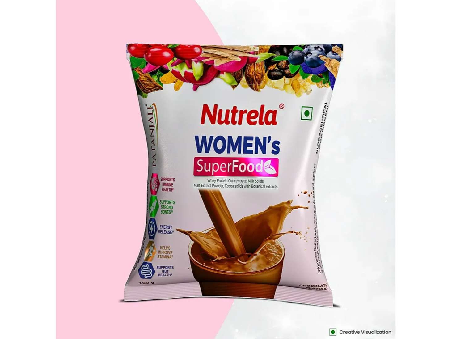 Nutrela Women Superfoods Protein Powder - 150g Chocolate