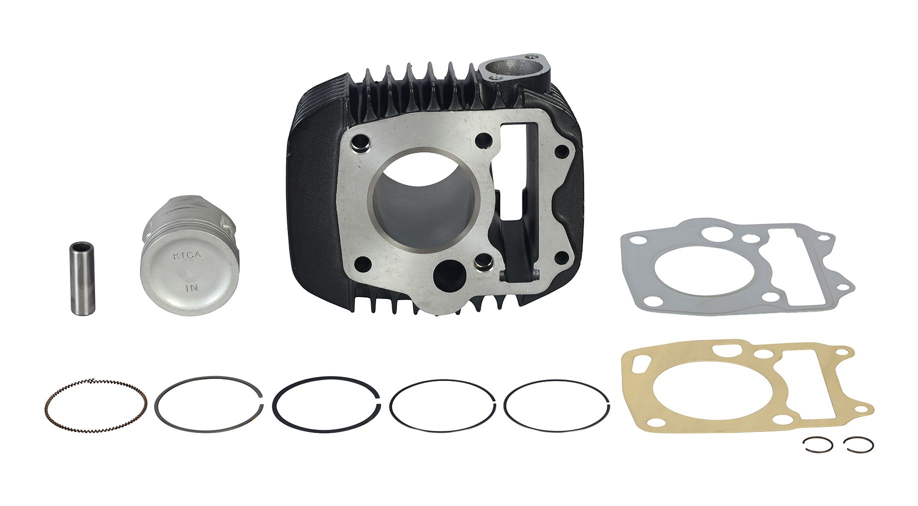 Hero Genuine Engine Cylinder Block Kit with Piston for Glamour & Super Splendor | Complete Engine Kit | Corrosion Resistant | OEM Fit | High Durability | Smooth Performance - 21K201S