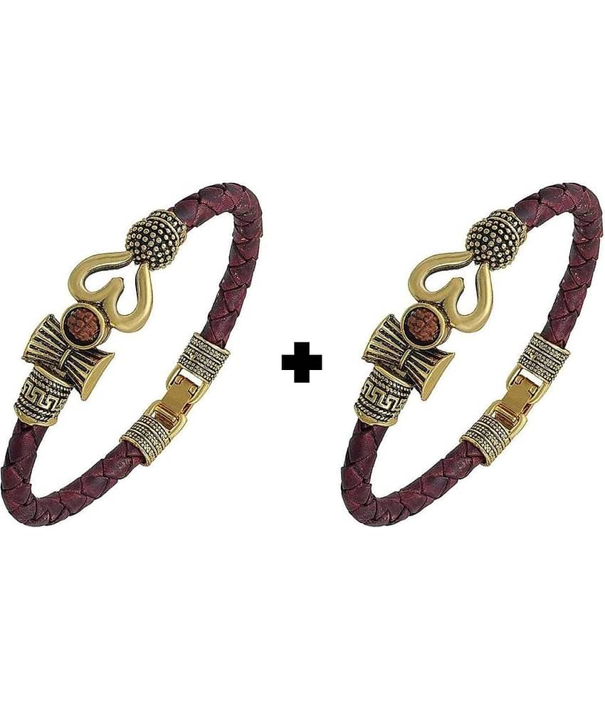 Om Rudraksh Damroo Kada (Pack of 2)