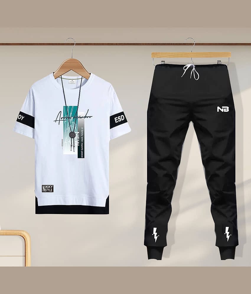 Lieo Trend Multicolor Cotton Blend Regular Fit Men's Tracksuit ( Pack of 1 )