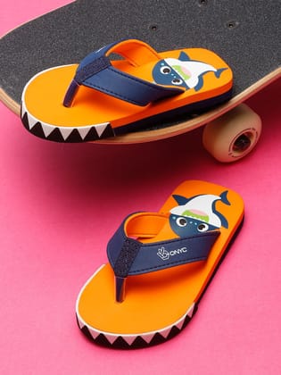 Premium Shark V-Shape Flip-flops With Foxing (Unisex)