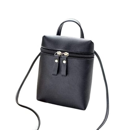 Ladies Simple Casual Shoulder Messenger Bag Small Change Mobile Phone Crossbody Bucket Bag