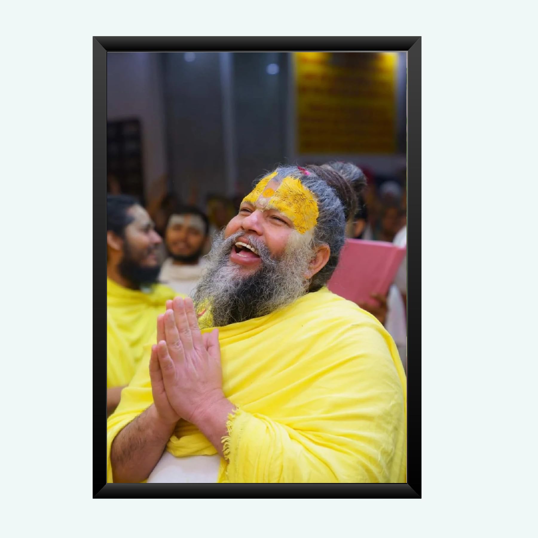 NOKKES Premanand Ji Maharaj Vrindavan Religious Photo frame 5X7 Inch Photo Frame_WEW20