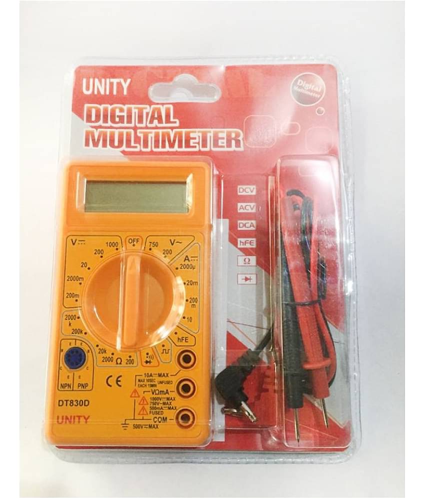 Unity Digital Multimeter For Measuring Voltage, Current, Resistance EROSE