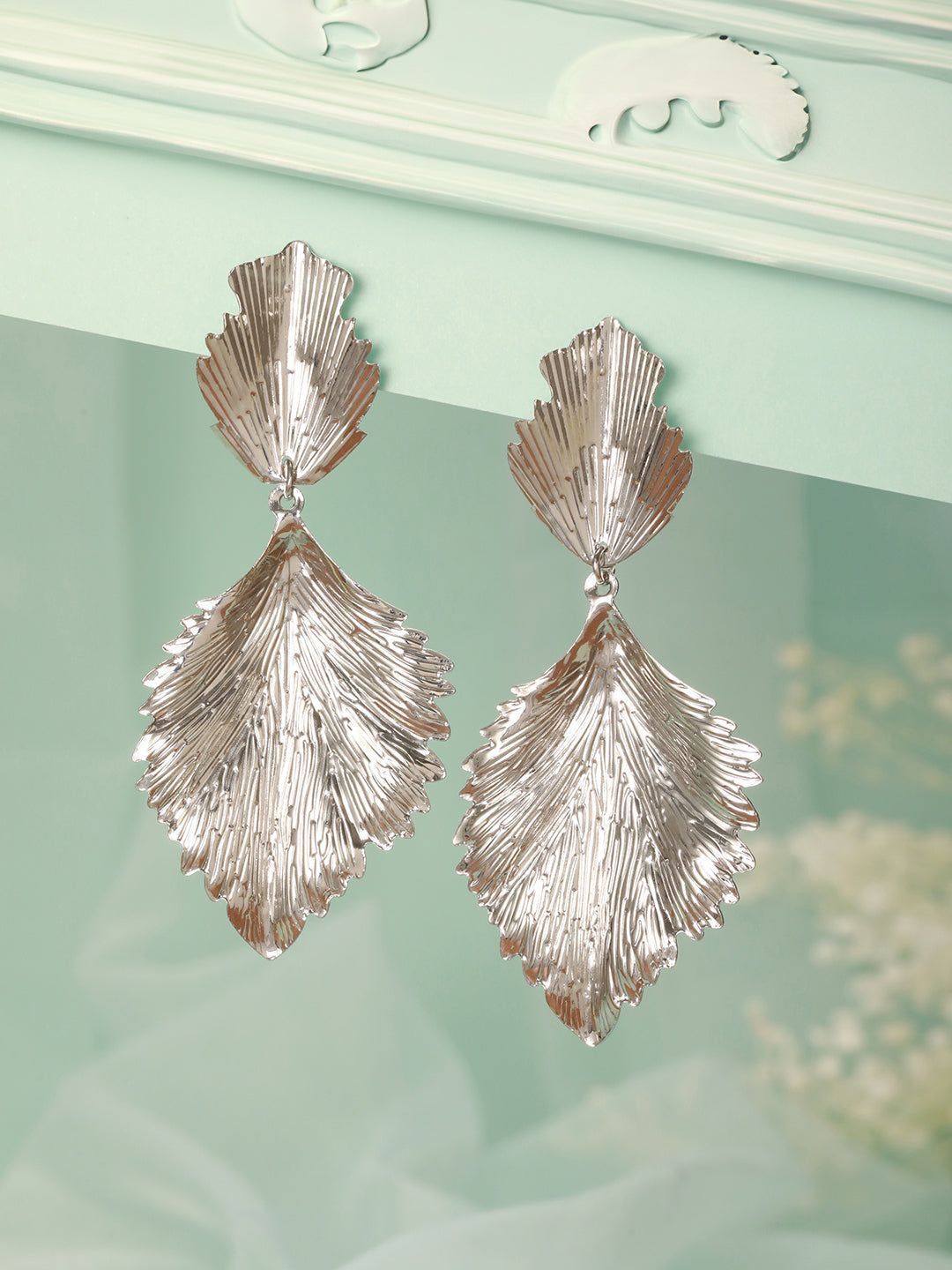 Anti-Tarnish Silver Plated Stylish Quirky Drop Earrings