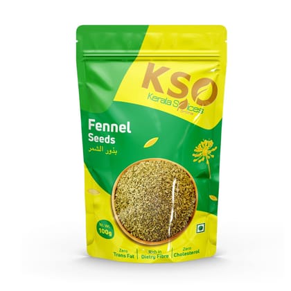 Kerala Spices Fennel Seeds 100gm Artificial Colors and Preservatives Free Saunf Kerala Spices Fennel Seeds 100gm Artificial Colors and Preservatives Free Saunf