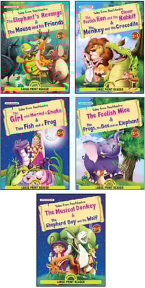 Tales from Panchtantra Stories (Set of 5 Books) [Paperback] [Jan 01, 2020] LS Editorial Team