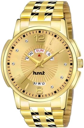 9152 Gold Dial 1 Analog Watch - For Men