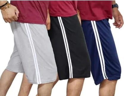 Men's Stretch Shorts (Pack of 3) | Soft & Breathable Summer Wear Men's Stretch Shorts (Pack of 3) | Soft & Breathable Summer Wear