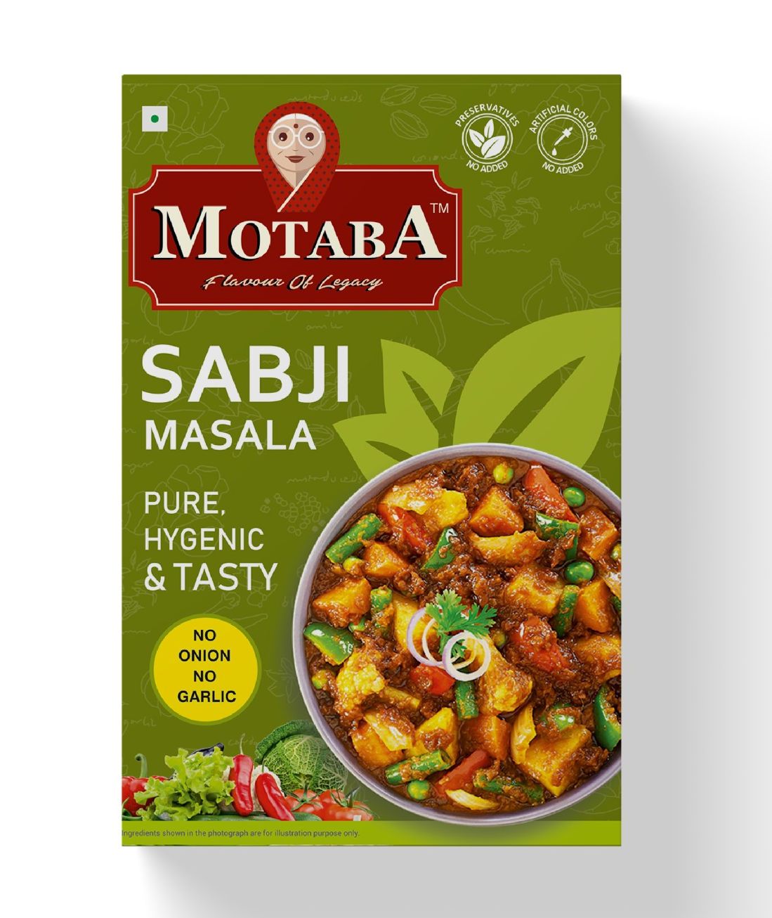 MOTABA Sabji Masala, 100 gm - MOTABA Sabji Masala, 100 gm