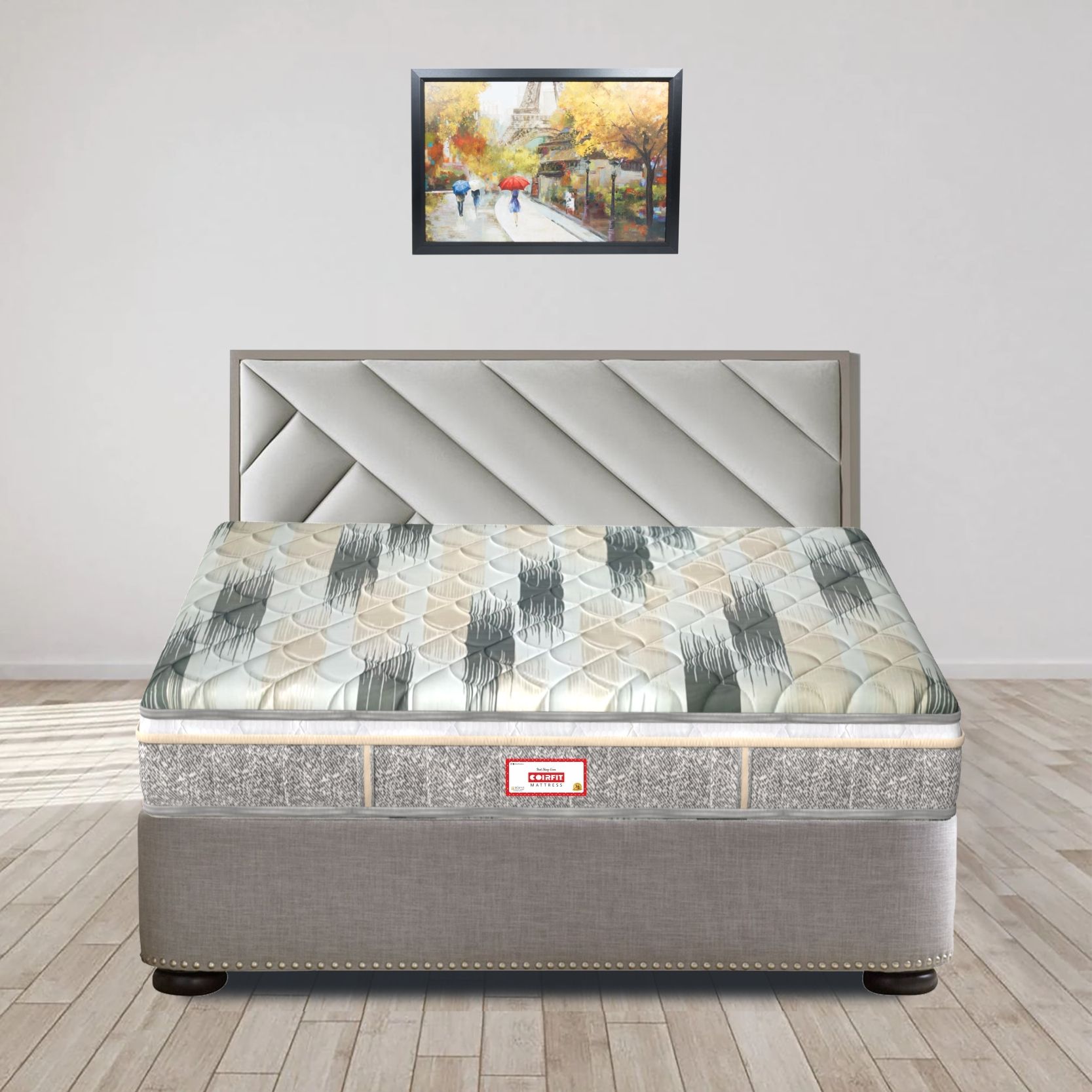 Coirfit Grande Orthopedic Euro Top With Rebotech Technology 5.5 Inch Single Size Bonded Foam Mattress (72X30 Inches), Convoluted HR Foam, Soft Relax Comfort Mattress| 11-Year Warranty