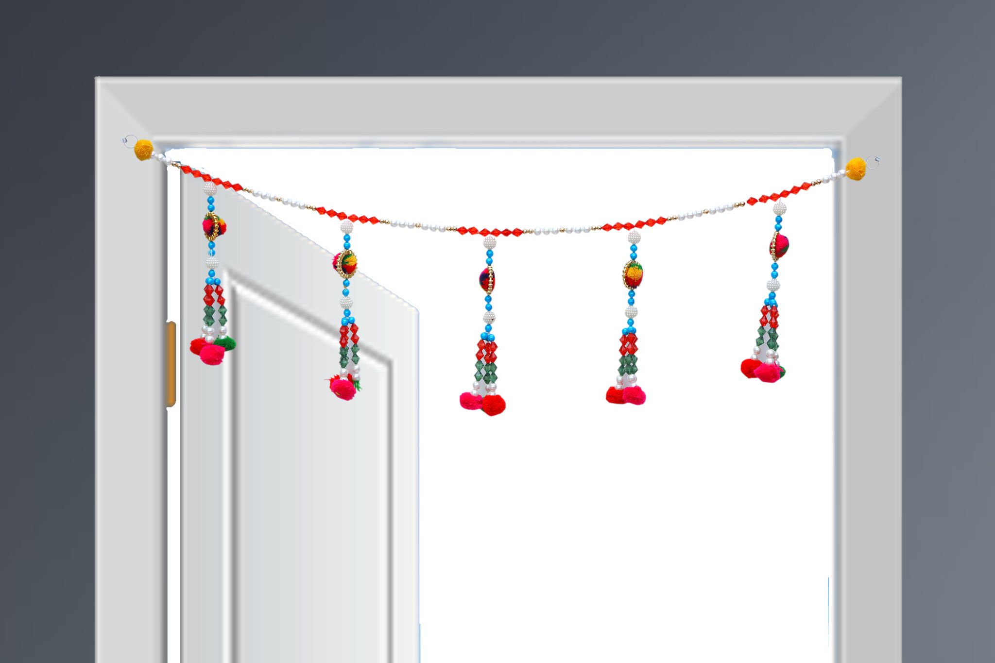 Pearl Archway Crystal Tassel
