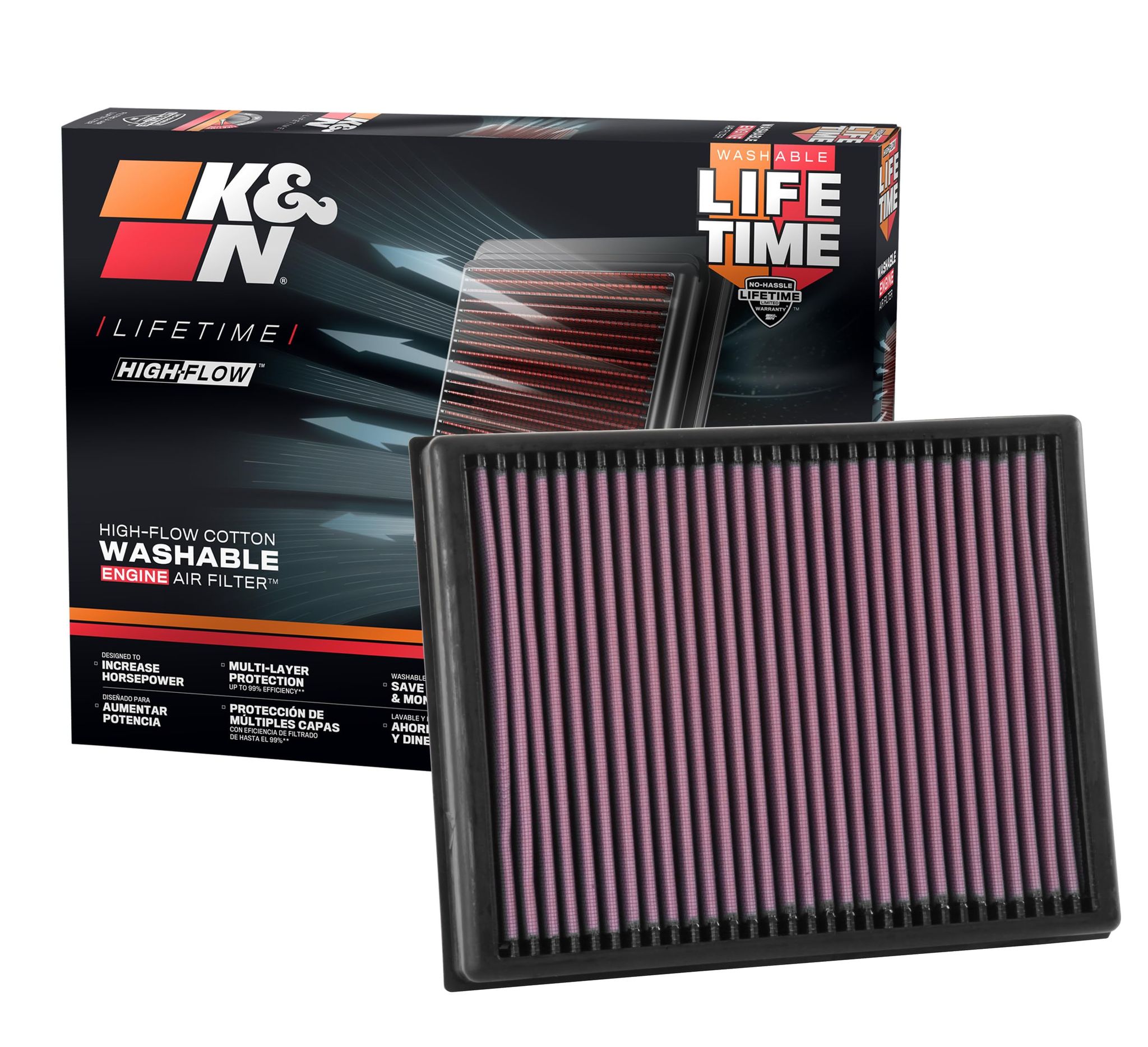 K&N 33-3086 Replacement Air Filter