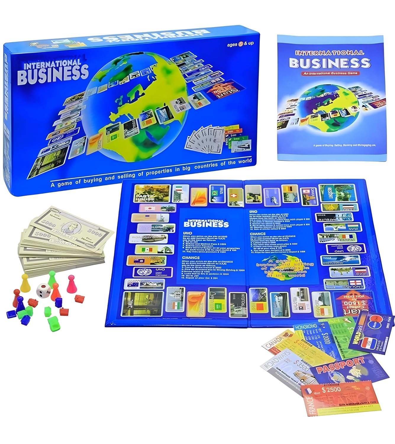 Zenex Store Plastic and Paper International Business Family Board Game Board Game Accessories