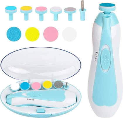 Electric Baby Nail Trimmer Care Safe Electric Baby Nail Care Set Electric Nail File Drill Toes Fingers Cleaner-6 in 1 Electric Baby Nail Trimmer Care Safe Electric Baby Nail Care Set Electric Nail File Drill Toes Fingers Cleaner-6 in 1