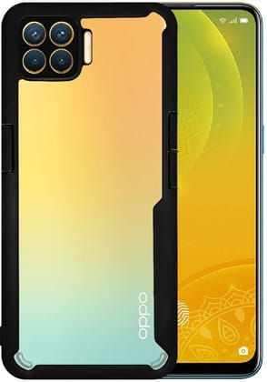 PLUGTECH Slim Shockproof Case | Matte Black Soft | Drop Protection | Precise Cutouts | Premium Mobile Cover for Oppo F17