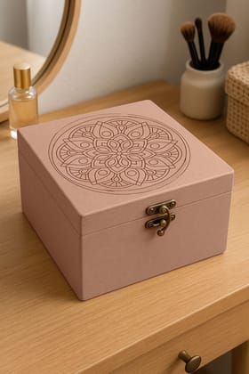 Dbeautify's Intricate Mandala Engraved Lock Box