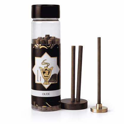 alNaqi Oudi Incense Sticks 50g – Premium Oud Incense Sticks, Luxury Fragrance Perfume Sticks for Meditation, Pooja & Home Fragrance, Long-Lasting Rich Arabic Aroma alNaqi Oudi Incense Sticks 50g – Premium Oud Incense Sticks, Luxury Fragrance Perfume Sticks for Meditation, Pooja & Home Fragrance, Long-Lasting Rich Arabic Aroma