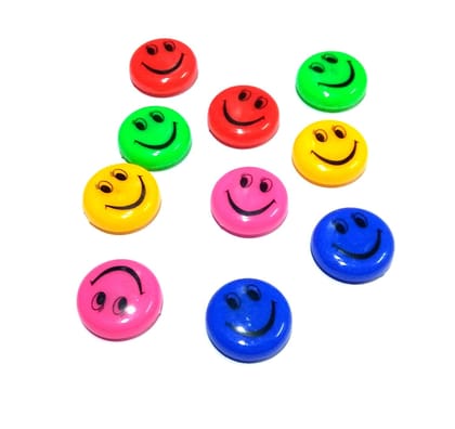 Nawani 12 Pic Fridge Magnet Refrigerator Magnets Kids Gifts Home Decoration (Smiley),Size- 2.5x2.5 cm