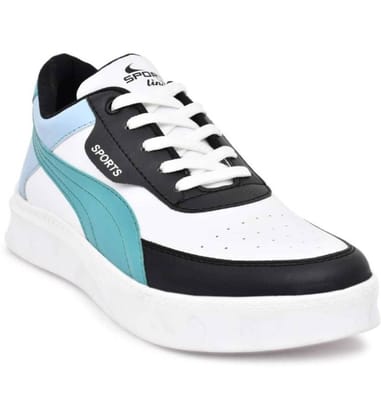 Mens Casual Synthetic Lace-ups Casual Shoes Size 8 (White)