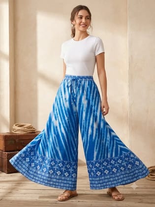 Uner Printed Rayon Palazzo