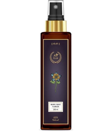 AGRI CLUB - Nargis Body Mist For Women,Men 200 ml ( Pack of 1 )