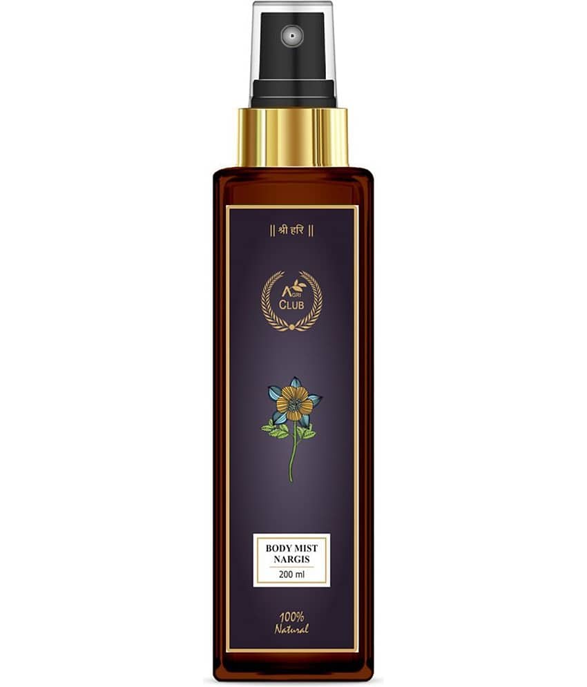 AGRI CLUB - Nargis Body Mist For Women,Men 200 ml ( Pack of 1 )