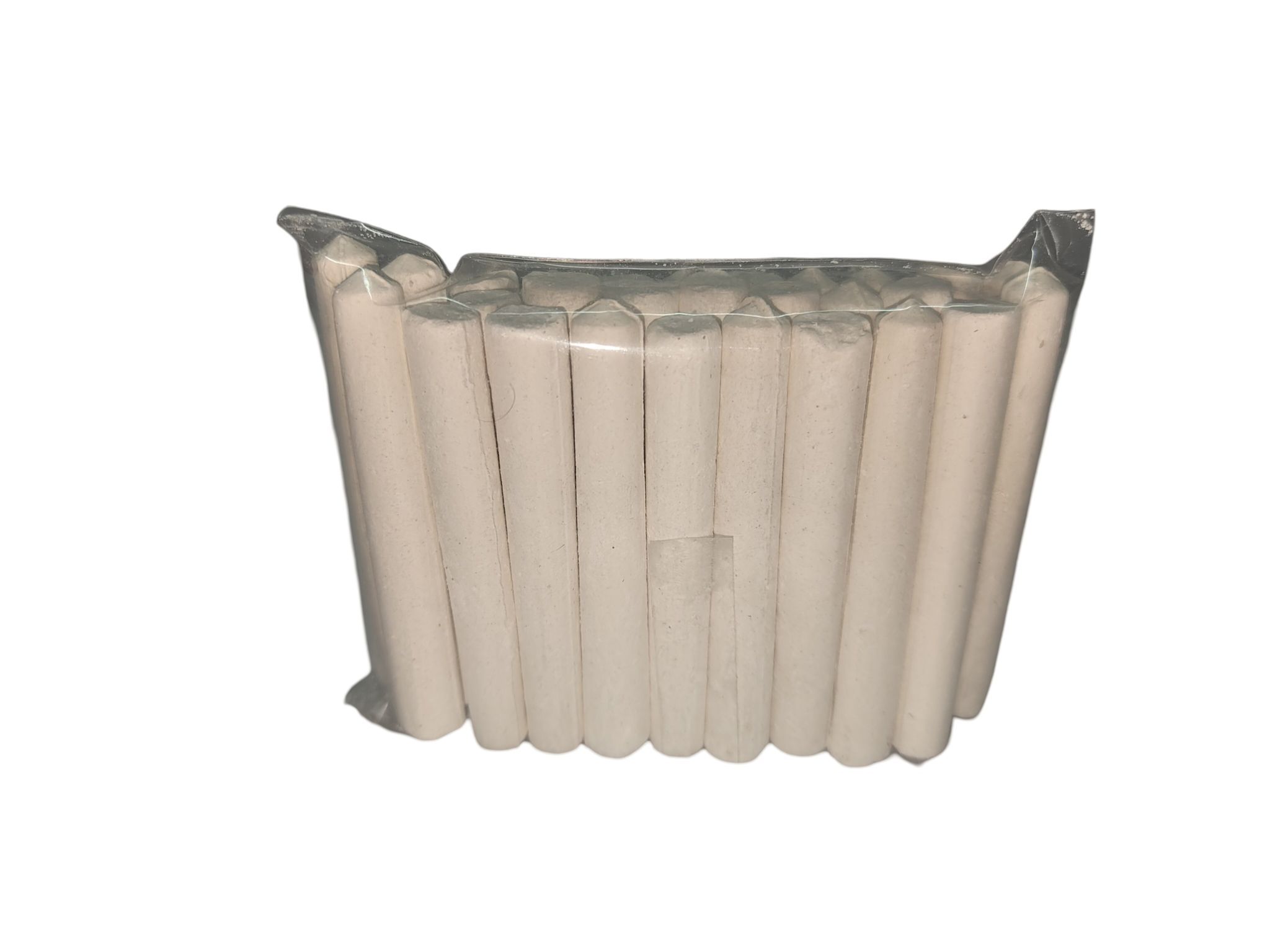Pack of 4 White Chalk Sticks for Artists, Teachers, and Students - Perfect for Chalkboards, Sidewalk Art, and More