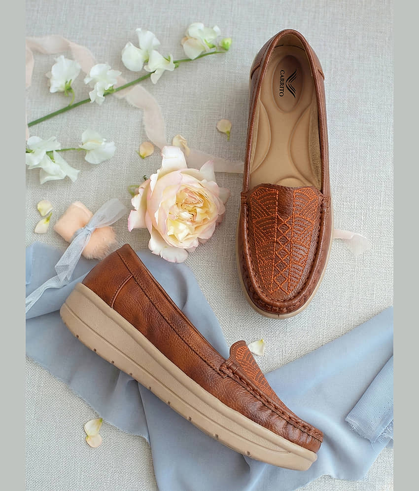 Carrito Tan Women's Loafers