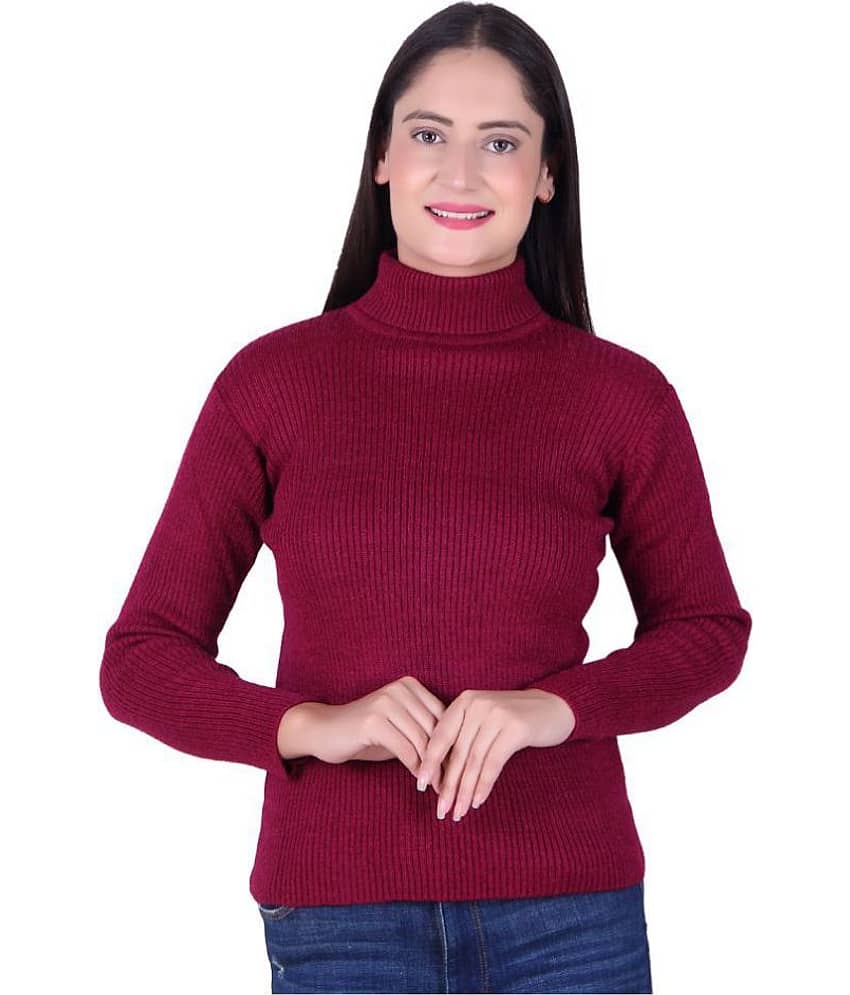Ogarti Woollen Purple Pullovers