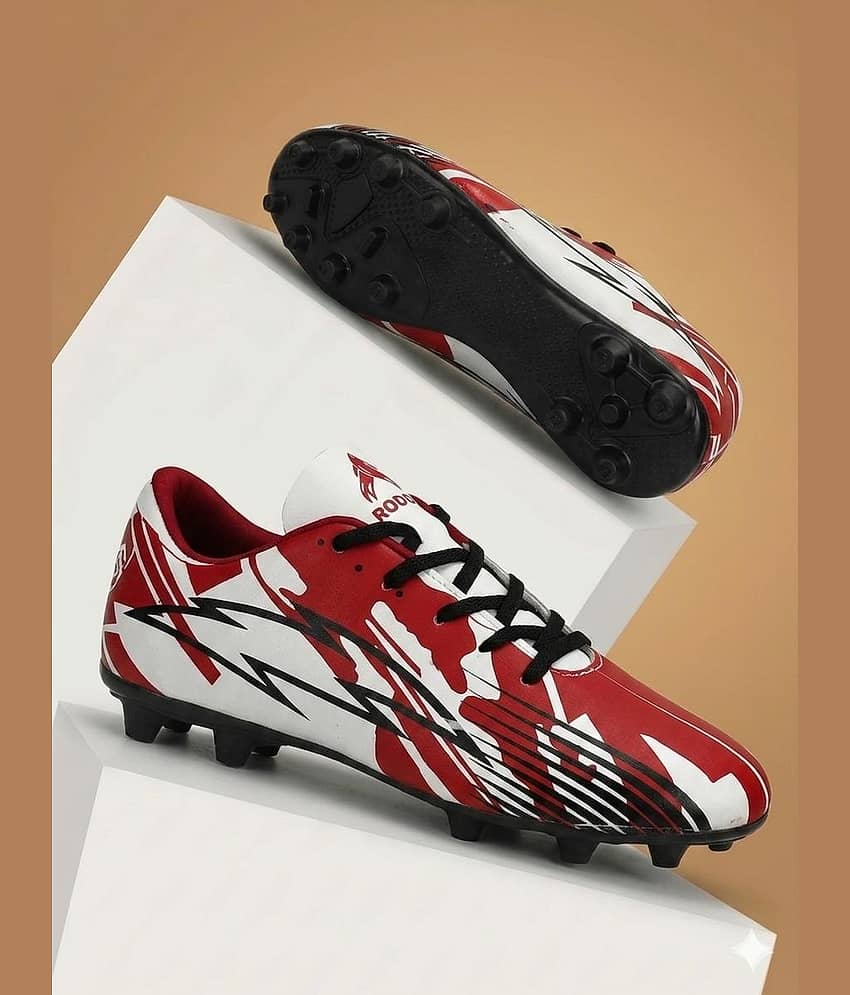 RODOX KICK Red Football Shoes