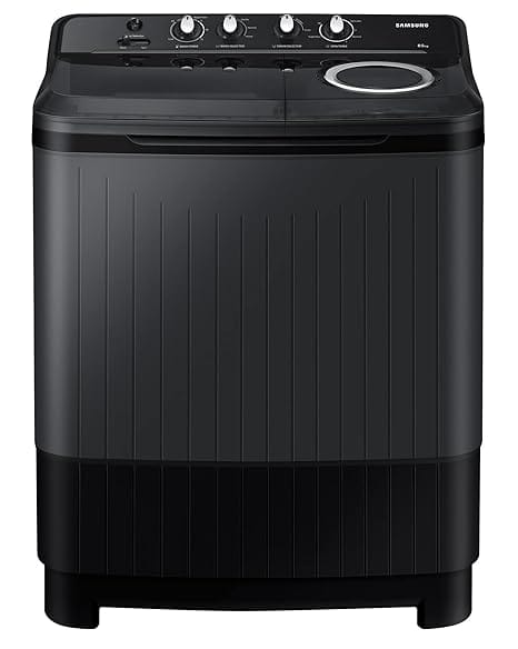 Samsung 8.5 Kg 5 Star Semi Automatic Top Load Washing Machine (WT85B4200GD/TL,DARK GRAY)