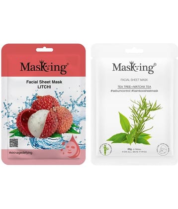 Masking - Anti-Aging Sheet Mask for All Skin Type ( Pack of 2 )