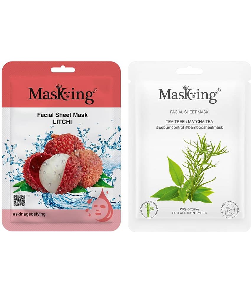 Masking - Anti-Aging Sheet Mask for All Skin Type ( Pack of 2 )