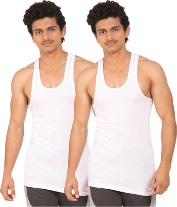 TT Pack of 2 Cotton Blend Sleeveless Vest For Men ( Multi )