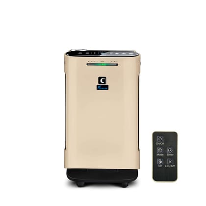 Forus Smart Air Purifier for Home 2 Years Warranty, cover upto 500 Sqft Area, H13 Hepa Filter Life upto 9000 Hrs, Removes 99.99% Virus, Allergens, Dust & PM2.5 Particles, Ideal for Bedrooms, Offices-Gold
