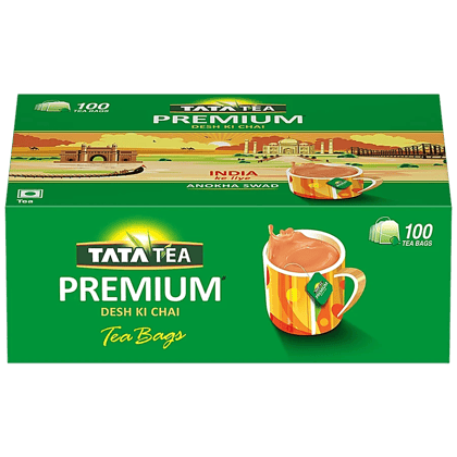 Tata Tea Premium Leaf Tea, 200 G (100 Bags X 2 G Each) Tata Tea Premium Leaf Tea, 200 G (100 Bags X 2 G Each)