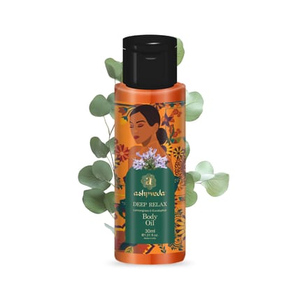 ashpveda Deep Relax Body Oil-Lemongrass & Eucalyptus ashpveda Deep Relax Body Oil-Lemongrass & Eucalyptus