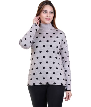 Varenyam Acrylic Grey Pullovers -