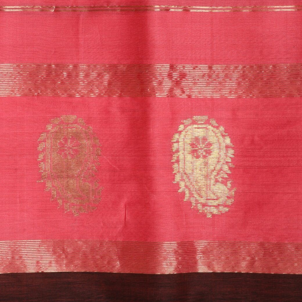 HANDLOOM MAHESHAWRI TRADITIONAL 02 PCS SUIT (SKU - 3S0102050422 Suit 176)