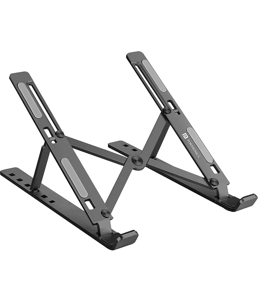 Portronics - Metal Laptop Stand ( Pack of 1 )