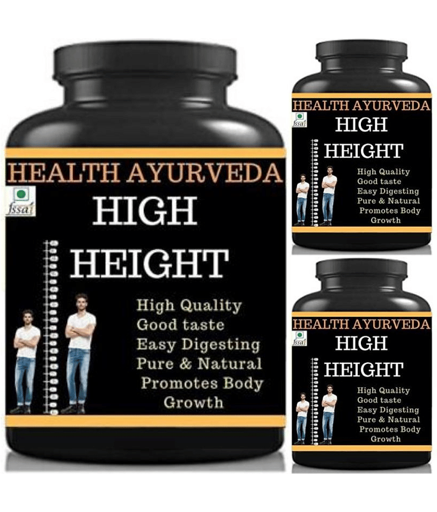 Hindustan Herbal high height orange flavor 0.3 kg Powder Pack of 3