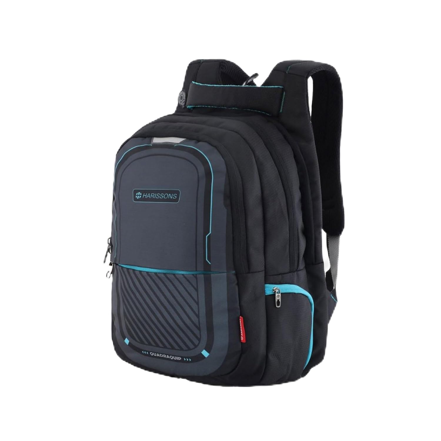 HARISSONS Verge Men’s Travel Laptop Backpack | Fits 15.6" Laptop | 40L Lightweight | USB Port, Water-Resistant, Hidden Pocket, Luggage Strap | Work, Commute & Travel