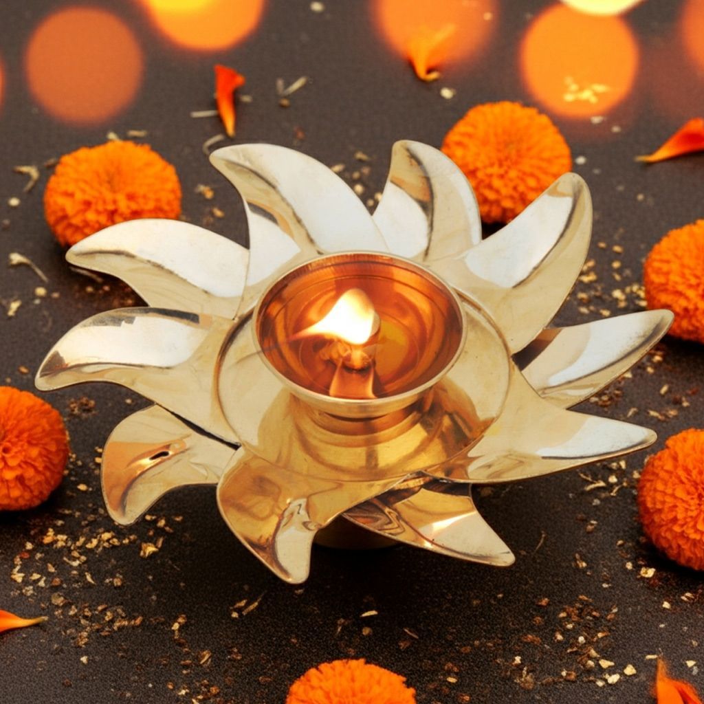 Brass Surya Deepak No. 2 (ZMAS490 B)