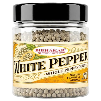 White Pepper 25g Safed mirch Gol Mirch from Idukki Kerala - 25 gm - Single jar