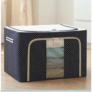Right trders  66L Folding Storage Box  Fabric Foldable Wardrobe Organizer, Storage Boxe