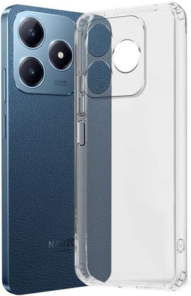 PLUGTECH TPU Ultra Hybrid Clear Camera Protection Back Cover Case for Realme C63 4G,Realme C61 4G,Narzo N53,Narzo N63