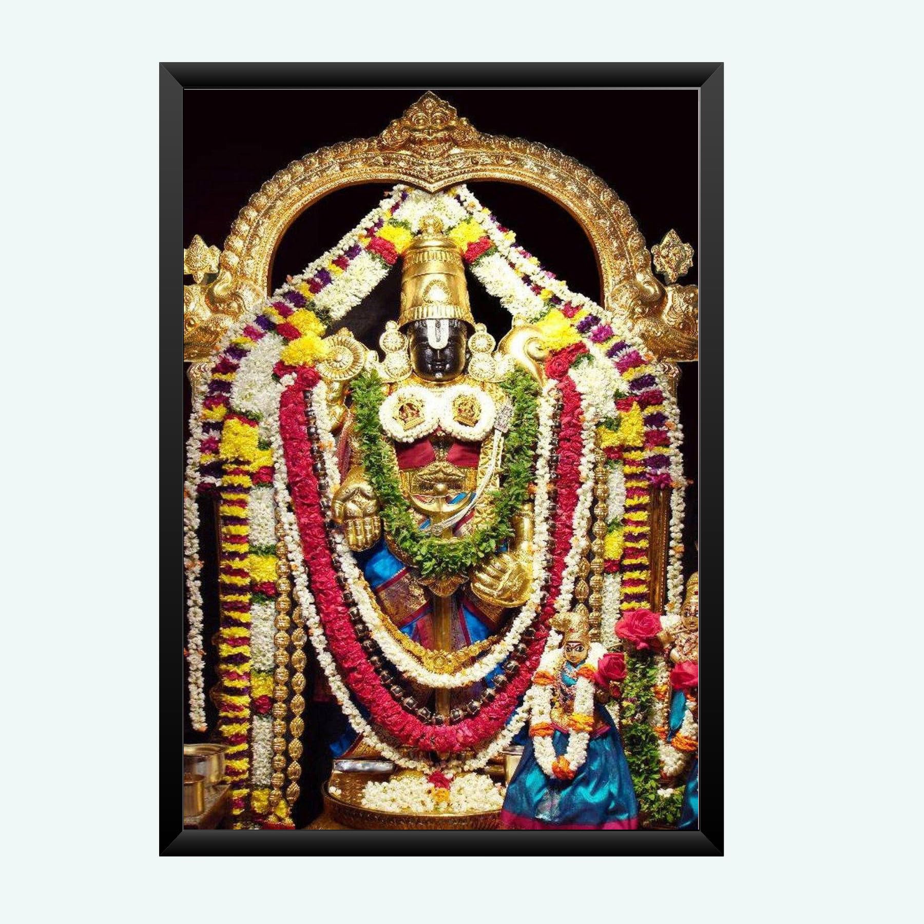 NOKKES tirupati blalaji Venkateswara tirupati blalaji Photo Frames Religious Photo frame 5X7 Inch Photo Frame_AQW34