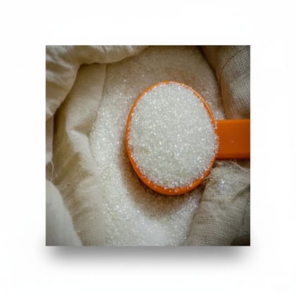 Refined White Sugar - 50 kg - One cloth bag containing 50kg sugar with scoop
